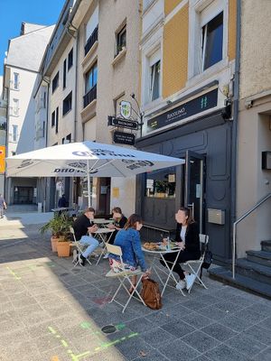 front + outdoor seating at Rucolino in Dudelange