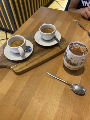 Espresso with Tiramisu   at Rucolino in Dudelange