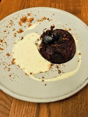 Moelleux au chocolat at Rucolino in Dudelange