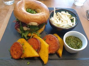 Burger (chef recommendation) at Rucolino in Dudelange