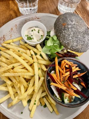Burger frites   at Rucolino in Dudelange