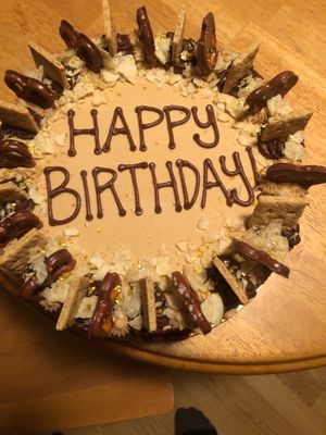 Compost cake  at Cats Luck Vegan in Neptune City