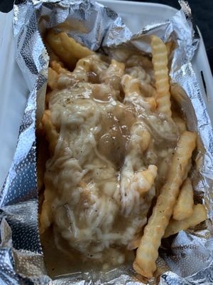 Disco Fries 🤤  at Cats Luck Vegan in Neptune City