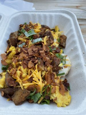 Loaded biscuit   at Cats Luck Vegan in Neptune City