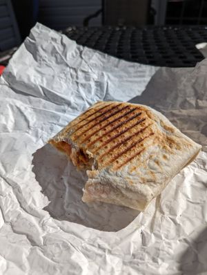 Jersey Diner Crunchwrap at Cats Luck Vegan in Neptune City