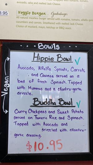 Vegan Bowls  at Nature's Way Cafe in Lake Worth