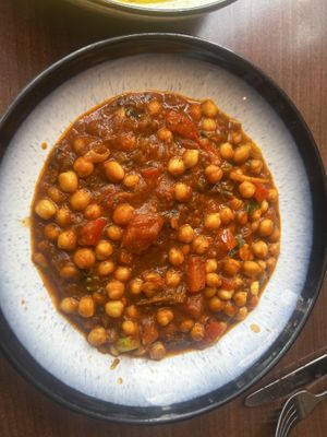 Chickpea Masala   at Madras Cafe in Glasgow