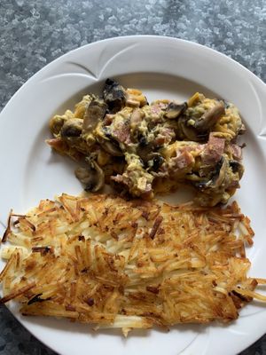 I’ve never had vegan egg before, and this one was very tasty!  at The Other Side HI Diner in Honolulu