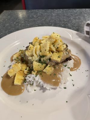 Vegan Loco Moco at The Other Side HI Diner in Honolulu