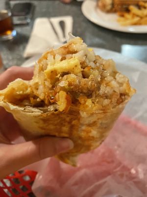 Breakfast burrito  at The Other Side HI Diner in Honolulu