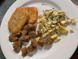 “Egg” breakfast  at The Other Side HI Diner in Honolulu