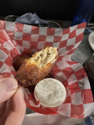 Vegan wings  at The Other Side HI Diner in Honolulu