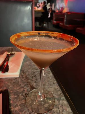 Q drop cocktail   at The Other Side HI Diner in Honolulu