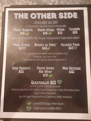  at The Other Side HI Diner in Honolulu