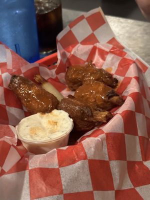 Vegan Buffalo Wings  at The Other Side HI Diner in Honolulu