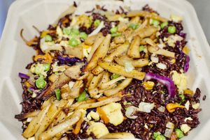 Rainbow rice  at Flavors in Phoenix