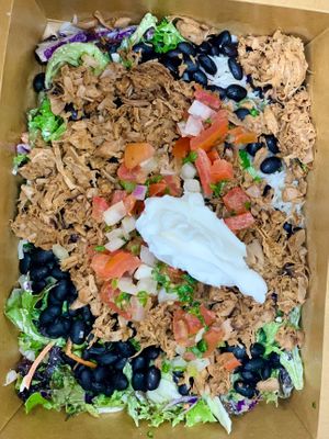 Jackfruit carnitas bowl  at Flavors in Phoenix