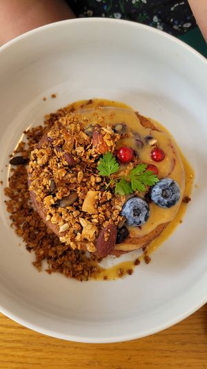 Vegane und Glutenfreie Pancakes at The Special Connection in Hamburg