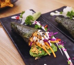 Fresh vegetable handroll.
Very delicious ! at Sushi Kitchen - Sungai Ara in Penang
