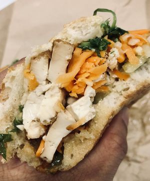 Tofu bánh  mi at DragonEats in San Francisco