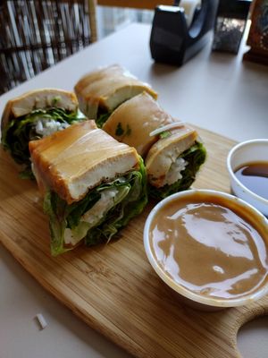 Tofu rolls at DragonEats in San Francisco