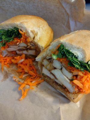 Tofu Banh My at DragonEats in San Francisco