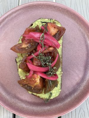 Avocado toast  at Parakeet Cafe in Coronado