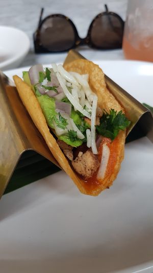 Vegan taco at Tocaya Modern Mexican in West Los Angeles