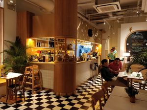 Restaurant interior at Privé - Robertson Quay in Central Singapore