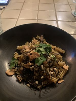 Fusilli with Nori Pesto & Mushrooms  at Privé - Robertson Quay in Central Singapore