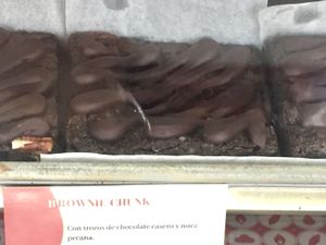Brownie chunk 🍫💩 at Mimosa Vegan Bakery in Hermosillo