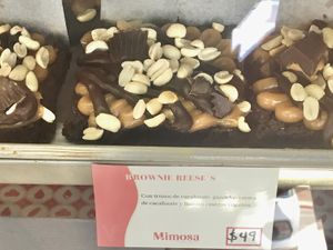 Brownie Reese’s🍫 🥜  at Mimosa Vegan Bakery in Hermosillo