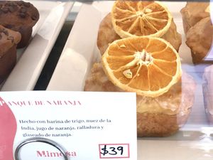 Panque de naranja 🍊  at Mimosa Vegan Bakery in Hermosillo