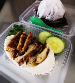 素食鸭饭VEGAN STYLE DUCK RICE at Ming's Vege Stall 铭仔素食 in Bukit Mertajam