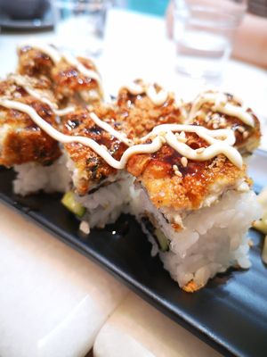 Tofunagi Maki at Lucky Cat Cafe in Northeast Singapore