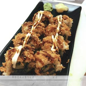 Vegan Floss maki $10 at Lucky Cat Cafe in Northeast Singapore