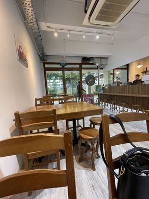 Ambience at Lucky Cat Cafe in Northeast Singapore