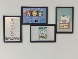 interior decor at Lucky Cat Cafe in Northeast Singapore