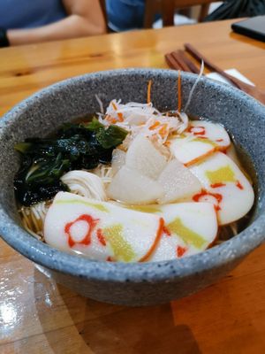 Somen in Cold Broth (Yuzu Ponzu) at Lucky Cat Cafe in Northeast Singapore