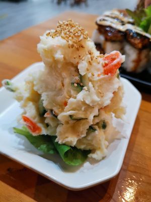 Vegan Potato Salad at Lucky Cat Cafe in Northeast Singapore
