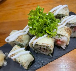 Cheese Maki  at Lucky Cat Cafe in Northeast Singapore