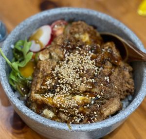 Tounagi Don  at Lucky Cat Cafe in Northeast Singapore