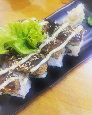 Tofunagi Maki   at Lucky Cat Cafe in Northeast Singapore