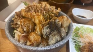 Lucky tendon  at Lucky Cat Cafe in Northeast Singapore