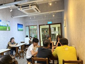   at Lucky Cat Cafe in Northeast Singapore