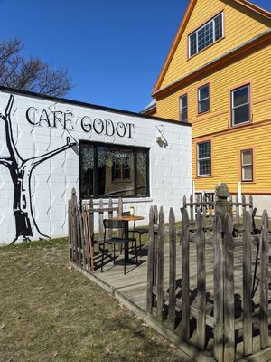 Patio at Cafe Godot in Buffalo