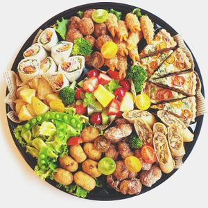 Vegan set for party at Musubi Vegan Sweet in Tome