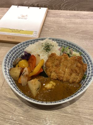 ベジタブルカレーに豆腐カツトッピング at RUCY+R 横浜ジョイナス店 in Yokohama