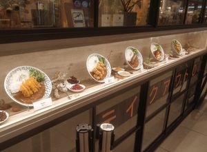 They even have display dishes! #Veganuary at RUCY+R 横浜ジョイナス店 in Yokohama