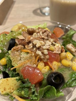 Salad with mustard dressing c  at RUCY+R 横浜ジョイナス店 in Yokohama